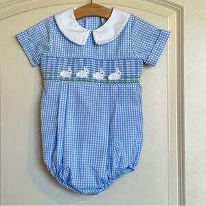 18M Delaney Smocked Rabbit Bubble